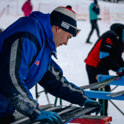 Samse National Tour n°5,LES CONTAMINES, FRANCE - JANUARY 24: COACH January 24, 2026 in Les Contamines, France. (Photo by Rodriguez Alexis / @Aleiks_photo)