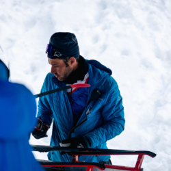 Samse National Tour n°5,LES CONTAMINES, FRANCE - JANUARY 24: COACH January 24, 2026 in Les Contamines, France. (Photo by Rodriguez Alexis / @Aleiks_photo)