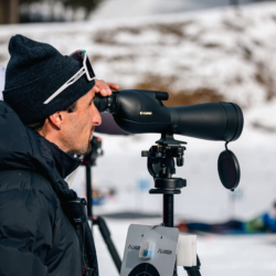 Samse National Tour n°5,LES CONTAMINES, FRANCE - JANUARY 24: COACH QUARTELLI CYRIL January 24, 2026 in Les Contamines, France. (Photo by Rodriguez Alexis / @Aleiks_photo)