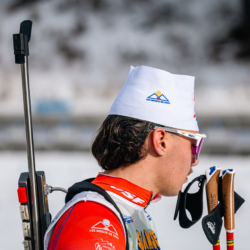 Samse National Tour n°5,LES CONTAMINES, FRANCE - JANUARY 24: LECOMTE KELVIN of FRA January 24, 2026 in Les Contamines, France. (Photo by Rodriguez Alexis / @Aleiks_photo)