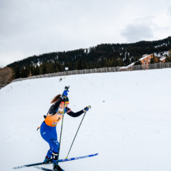 Samse National Tour n°4,MÉRIBEL, FRANCE - JANUARY 18: LECOULTRE LARA of FRA January 18, 2026 in Méribel, France. (Photo by Rodriguez Alexis / @Aleiks_photo)
