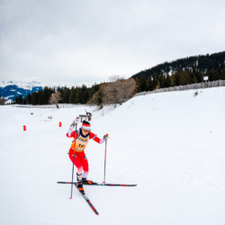 Samse National Tour n°4,MÉRIBEL, FRANCE - JANUARY 18: PIC CALINE of FRA January 18, 2026 in Méribel, France. (Photo by Rodriguez Alexis / @Aleiks_photo)