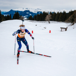Samse National Tour n°4,MÉRIBEL, FRANCE - JANUARY 18: DUPONT BALLET BAZ LOU ANNE of FRA January 18, 2026 in Méribel, France. (Photo by Rodriguez Alexis / @Aleiks_photo)