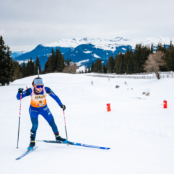 Samse National Tour n°4,MÉRIBEL, FRANCE - JANUARY 18: DUSSERRE ALICE of FRA January 18, 2026 in Méribel, France. (Photo by Rodriguez Alexis / @Aleiks_photo)