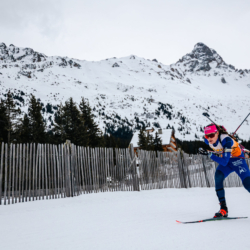 Samse National Tour n°4,MÉRIBEL, FRANCE - JANUARY 18: ORVAIN CHLOE of FRA January 18, 2026 in Méribel, France. (Photo by Rodriguez Alexis / @Aleiks_photo)