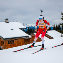 Samse National Tour n°4,MÉRIBEL, FRANCE - JANUARY 18: MELLOUET ACHARD ZABOU of FRA January 18, 2026 in Méribel, France. (Photo by Rodriguez Alexis / @Aleiks_photo)