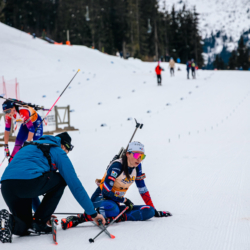 Samse National Tour n°4,MÉRIBEL, FRANCE - JANUARY 18: ROGUET LOUISE of FRA January 18, 2026 in Méribel, France. (Photo by Rodriguez Alexis / @Aleiks_photo)