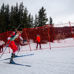 Samse National Tour n°4,MÉRIBEL, FRANCE - JANUARY 18: LAINE VICTOR of FRA January 18, 2026 in Méribel, France. (Photo by Rodriguez Alexis / @Aleiks_photo)