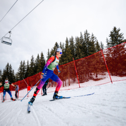Samse National Tour n°4,MÉRIBEL, FRANCE - JANUARY 18: LARGER LOIS of FRA January 18, 2026 in Méribel, France. (Photo by Rodriguez Alexis / @Aleiks_photo)