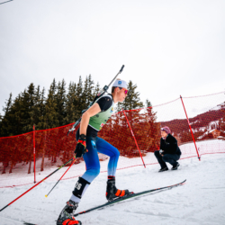 Samse National Tour n°4,MÉRIBEL, FRANCE - JANUARY 18: DHENAIN RAPHAEL of FRA January 18, 2026 in Méribel, France. (Photo by Rodriguez Alexis / @Aleiks_photo)