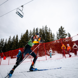 Samse National Tour n°4,MÉRIBEL, FRANCE - JANUARY 18: VINAY GASPARD of FRA January 18, 2026 in Méribel, France. (Photo by Rodriguez Alexis / @Aleiks_photo)