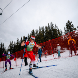 Samse National Tour n°4,MÉRIBEL, FRANCE - JANUARY 18: PIRES CLEMENT of FRA January 18, 2026 in Méribel, France. (Photo by Rodriguez Alexis / @Aleiks_photo)