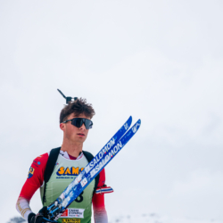 Samse National Tour n°4,MÉRIBEL, FRANCE - JANUARY 18: LAINE VICTOR of FRA January 18, 2026 in Méribel, France. (Photo by Rodriguez Alexis / @Aleiks_photo)