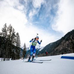 Samse National Tour n°5,LES CONTAMINES, FRANCE - JANUARY 24: ACHOUI MAELLE of FRA January 24, 2026 in Les Contamines, France. (Photo by Rodriguez Alexis / @Aleiks_photo)