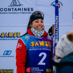 Samse National Tour n°5,LES CONTAMINES, FRANCE - JANUARY 24: FONTAINE THEMICE of FRA January 24, 2026 in Les Contamines, France. (Photo by Rodriguez Alexis / @Aleiks_photo)