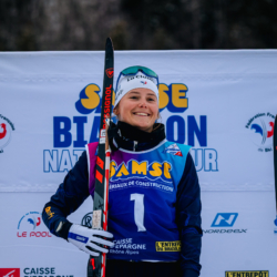 Samse National Tour n°5,LES CONTAMINES, FRANCE - JANUARY 24: DUPONT BALLET BAZ LOU ANNE of FRA January 24, 2026 in Les Contamines, France. (Photo by Rodriguez Alexis / @Aleiks_photo)