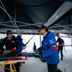 Samse National Tour n°5,LES CONTAMINES, FRANCE - JANUARY 24: COACH January 24, 2026 in Les Contamines, France. (Photo by Rodriguez Alexis / @Aleiks_photo)