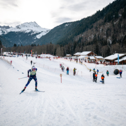 Samse National Tour n°5,LES CONTAMINES, FRANCE - JANUARY 24: GUY ANTONIN of FRA January 24, 2026 in Les Contamines, France. (Photo by Rodriguez Alexis / @Aleiks_photo)