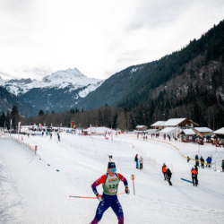 Samse National Tour n°5,LES CONTAMINES, FRANCE - JANUARY 24: MICHAUD-CLARET ROMAIN of FRA January 24, 2026 in Les Contamines, France. (Photo by Rodriguez Alexis / @Aleiks_photo)