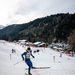 Samse National Tour n°5,LES CONTAMINES, FRANCE - JANUARY 24: MERMILLOD BLARDET CYPRIEN of FRA January 24, 2026 in Les Contamines, France. (Photo by Rodriguez Alexis / @Aleiks_photo)