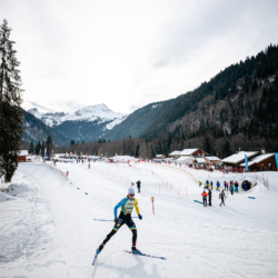 Samse National Tour n°5,LES CONTAMINES, FRANCE - JANUARY 24: GROMAIRE MALONE of FRA January 24, 2026 in Les Contamines, France. (Photo by Rodriguez Alexis / @Aleiks_photo)
