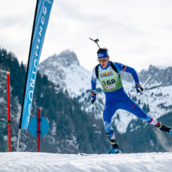 Samse National Tour n°5,LES CONTAMINES, FRANCE - JANUARY 24: COLOMBAN NICOLAS of FRA January 24, 2026 in Les Contamines, France. (Photo by Rodriguez Alexis / @Aleiks_photo)