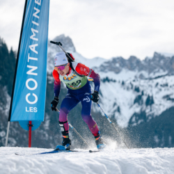 Samse National Tour n°5,LES CONTAMINES, FRANCE - JANUARY 24: BOUILLET TOM of FRA January 24, 2026 in Les Contamines, France. (Photo by Rodriguez Alexis / @Aleiks_photo)