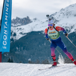 Samse National Tour n°5,LES CONTAMINES, FRANCE - JANUARY 24: LECOMTE KELVIN of FRA January 24, 2026 in Les Contamines, France. (Photo by Rodriguez Alexis / @Aleiks_photo)