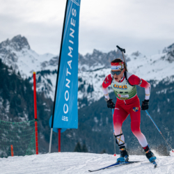 Samse National Tour n°5,LES CONTAMINES, FRANCE - JANUARY 24: GOLERET ROBINSON of FRA January 24, 2026 in Les Contamines, France. (Photo by Rodriguez Alexis / @Aleiks_photo)