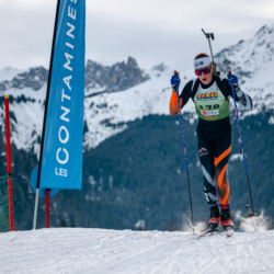 Samse National Tour n°5,LES CONTAMINES, FRANCE - JANUARY 24: LIATARD LENY of FRA January 24, 2026 in Les Contamines, France. (Photo by Rodriguez Alexis / @Aleiks_photo)
