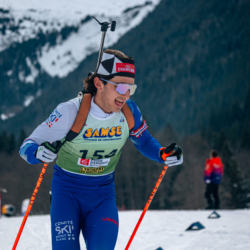Samse National Tour n°5,LES CONTAMINES, FRANCE - JANUARY 24: MOREIRA ESTEBAN of FRA January 24, 2026 in Les Contamines, France. (Photo by Rodriguez Alexis / @Aleiks_photo)