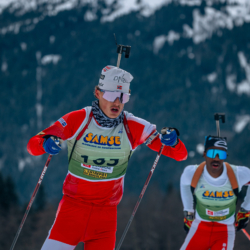 Samse National Tour n°5,LES CONTAMINES, FRANCE - JANUARY 24: LAINÉ MATHIS of FRA January 24, 2026 in Les Contamines, France. (Photo by Rodriguez Alexis / @Aleiks_photo)