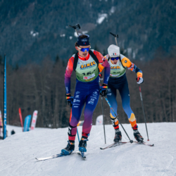Samse National Tour n°5,LES CONTAMINES, FRANCE - JANUARY 24: LARGER LOIS of FRA January 24, 2026 in Les Contamines, France. (Photo by Rodriguez Alexis / @Aleiks_photo)