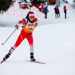 Samse National Tour n°4,MÉRIBEL, FRANCE - JANUARY 18: PIC CALINE of FRA January 18, 2026 in Méribel, France. (Photo by Rodriguez Alexis / @Aleiks_photo)
