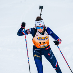 Samse National Tour n°4,MÉRIBEL, FRANCE - JANUARY 18: BUGEAUD LOLA of FRA January 18, 2026 in Méribel, France. (Photo by Rodriguez Alexis / @Aleiks_photo)