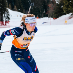 Samse National Tour n°4,MÉRIBEL, FRANCE - JANUARY 18: DUPONT BALLET BAZ LOU ANNE of FRA January 18, 2026 in Méribel, France. (Photo by Rodriguez Alexis / @Aleiks_photo)
