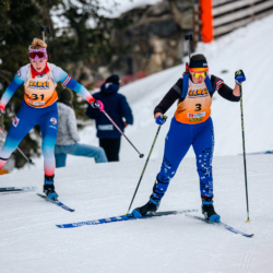 Samse National Tour n°4,MÉRIBEL, FRANCE - JANUARY 18: LECOULTRE LARA of FRA January 18, 2026 in Méribel, France. (Photo by Rodriguez Alexis / @Aleiks_photo)