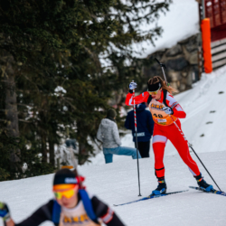 Samse National Tour n°4,MÉRIBEL, FRANCE - JANUARY 18: FEHR LILI of FRA January 18, 2026 in Méribel, France. (Photo by Rodriguez Alexis / @Aleiks_photo)