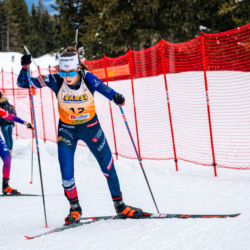 Samse National Tour n°4,MÉRIBEL, FRANCE - JANUARY 18: BUGEAUD LOLA of FRA January 18, 2026 in Méribel, France. (Photo by Rodriguez Alexis / @Aleiks_photo)