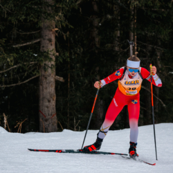 Samse National Tour n°4,MÉRIBEL, FRANCE - JANUARY 18: MELLOUET ACHARD ZABOU of FRA January 18, 2026 in Méribel, France. (Photo by Rodriguez Alexis / @Aleiks_photo)