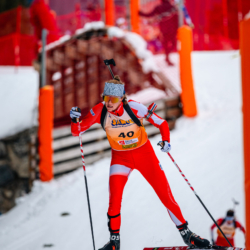 Samse National Tour n°4,MÉRIBEL, FRANCE - JANUARY 18: ODILE ROSALIE of FRA January 18, 2026 in Méribel, France. (Photo by Rodriguez Alexis / @Aleiks_photo)