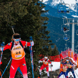 Samse National Tour n°4,MÉRIBEL, FRANCE - JANUARY 18: BONAIME MARGOT of FRA January 18, 2026 in Méribel, France. (Photo by Rodriguez Alexis / @Aleiks_photo)