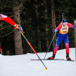 Samse National Tour n°4,MÉRIBEL, FRANCE - JANUARY 18: CART LAMY LISA of FRA January 18, 2026 in Méribel, France. (Photo by Rodriguez Alexis / @Aleiks_photo)