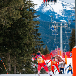 Samse National Tour n°4,MÉRIBEL, FRANCE - JANUARY 18: MORETTI LENA of FRA January 18, 2026 in Méribel, France. (Photo by Rodriguez Alexis / @Aleiks_photo)