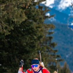 Samse National Tour n°4,MÉRIBEL, FRANCE - JANUARY 18: MORETTI LENA of FRA January 18, 2026 in Méribel, France. (Photo by Rodriguez Alexis / @Aleiks_photo)