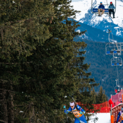 Samse National Tour n°4,MÉRIBEL, FRANCE - JANUARY 18: CHOLLAT LOUISE of FRA January 18, 2026 in Méribel, France. (Photo by Rodriguez Alexis / @Aleiks_photo)