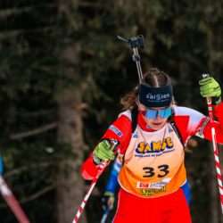 Samse National Tour n°4,MÉRIBEL, FRANCE - JANUARY 18: LOOSEN LUCIE of FRA January 18, 2026 in Méribel, France. (Photo by Rodriguez Alexis / @Aleiks_photo)