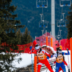 Samse National Tour n°4,MÉRIBEL, FRANCE - JANUARY 18: FONTAINE THEMICE of FRA January 18, 2026 in Méribel, France. (Photo by Rodriguez Alexis / @Aleiks_photo)