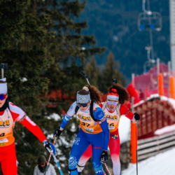 Samse National Tour n°4,MÉRIBEL, FRANCE - JANUARY 18: OLIVA JULIETTE of FRA January 18, 2026 in Méribel, France. (Photo by Rodriguez Alexis / @Aleiks_photo)