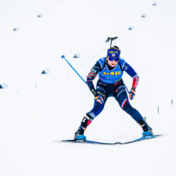 Samse National Tour n°4,MÉRIBEL, FRANCE - JANUARY 18: PERRIN CORALIE of FRA January 18, 2026 in Méribel, France. (Photo by Rodriguez Alexis / @Aleiks_photo)